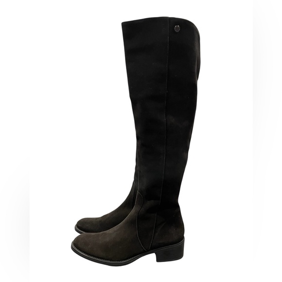 Toni Pons Winter Black Suede Knee-High Women's Boots size 39 MSRP $268 - Picture 1 of 5